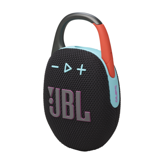 JBL Clip 5 - Black and Orange - Ultra-portable waterproof speaker - Detailshot 1